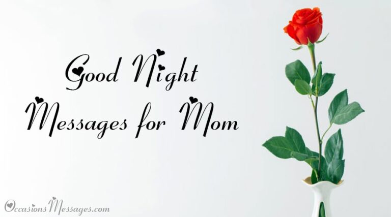 Die über 30 besten Gute-Nacht-Nachrichten für Mama, die von Herzen kommen